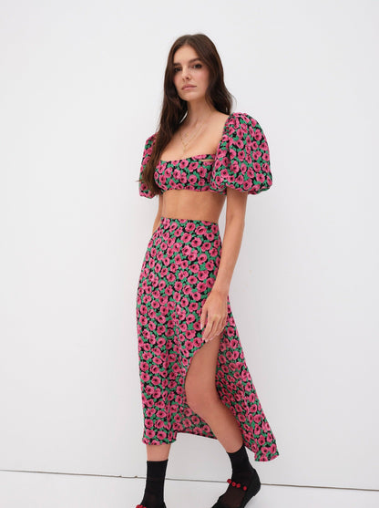 For Love & Lemons Dolcetto Crop Top