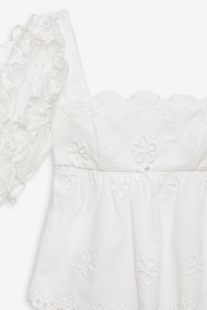 For Love & Lemons Daisy Eyelet Top
