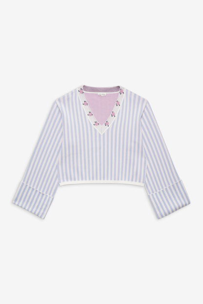 For Love & Lemons Edie Jacquard Knit Sweater