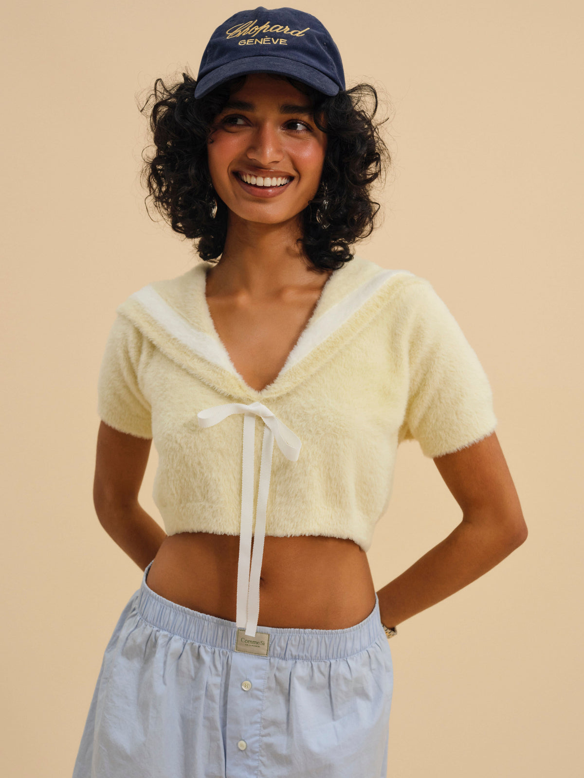For Love & Lemons Kimmy Sailor Sweater Top
