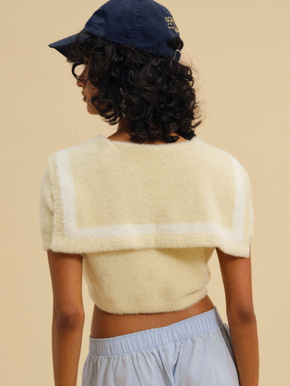 For Love & Lemons Kimmy Sailor Sweater Top