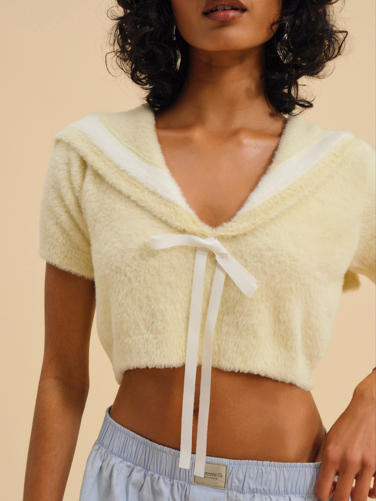 For Love & Lemons Kimmy Sailor Sweater Top