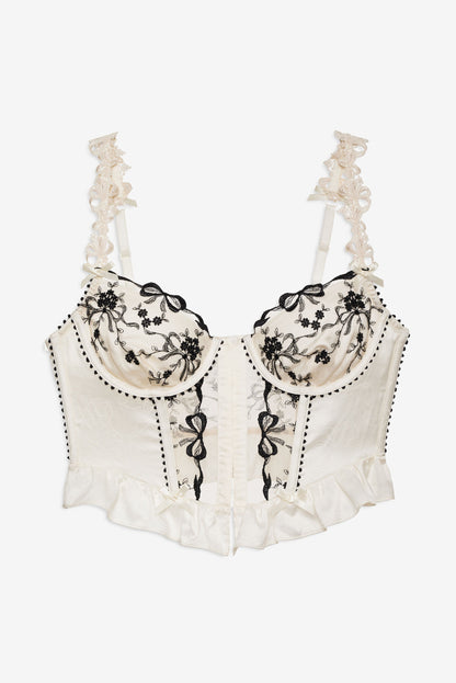 For Love & Lemons Bow Time Bustier