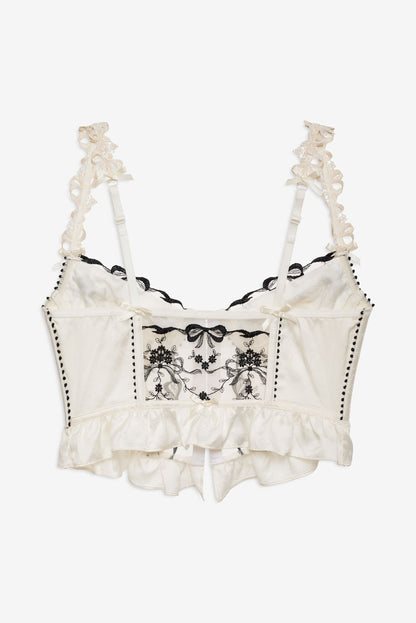 For Love & Lemons Bow Time Bustier