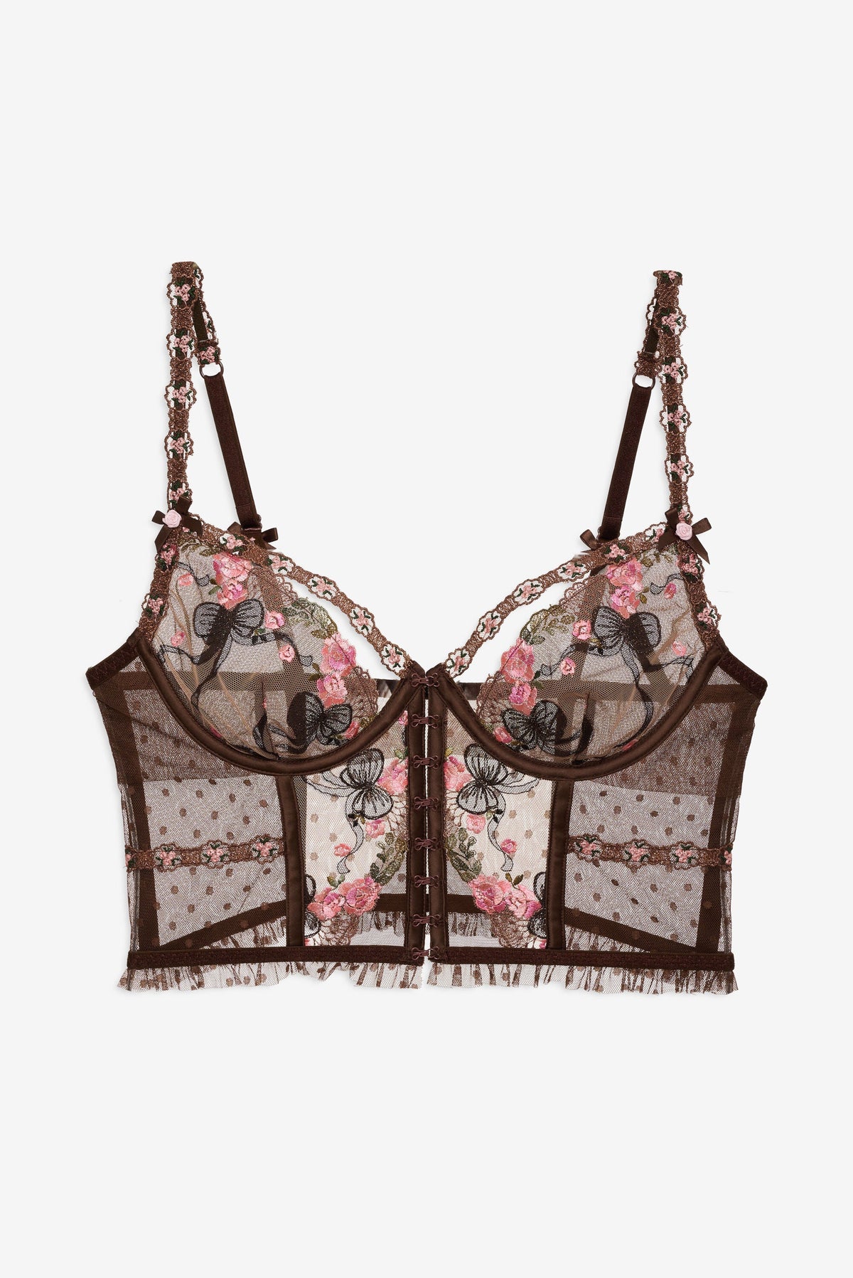 For Love & Lemons Runaway Bows Bustier
