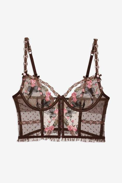 For Love & Lemons Runaway Bows Bustier