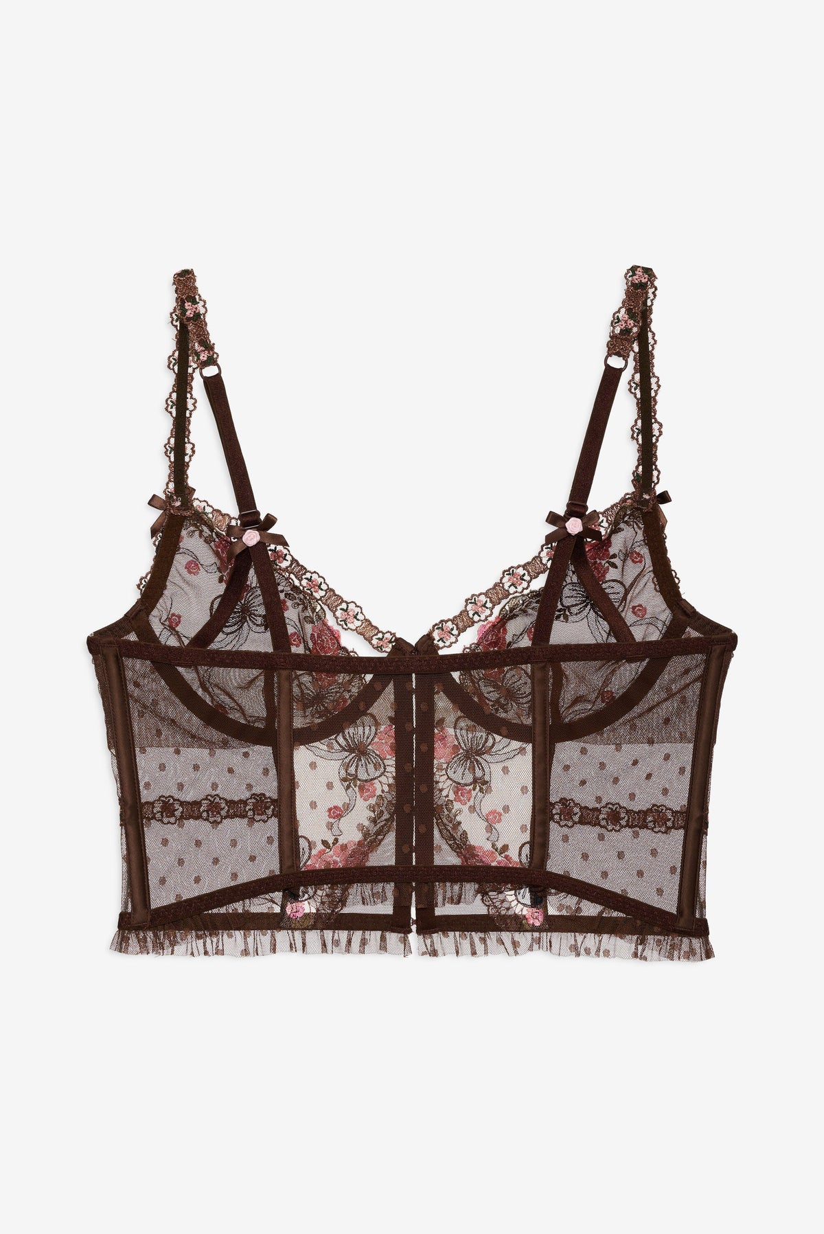 For Love & Lemons Runaway Bows Bustier