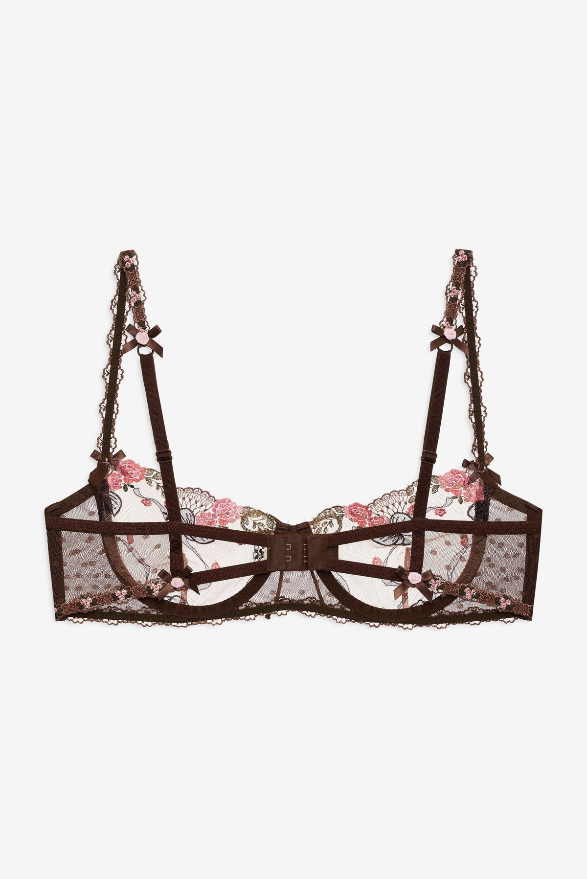 For Love & Lemons Runaway Bows Underwire Bra