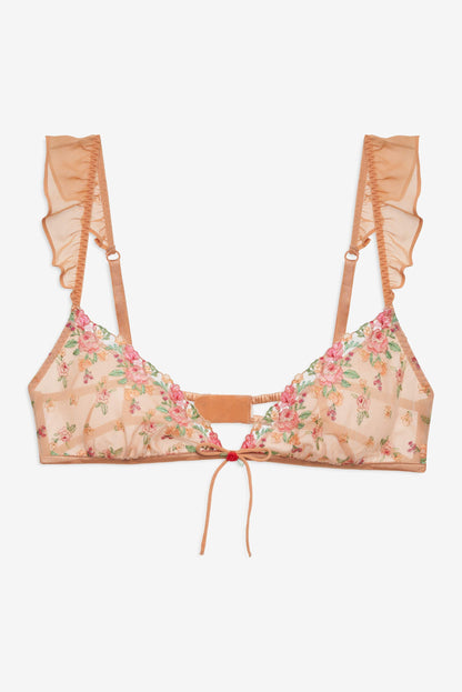 For Love & Lemons Glimmer Rosebud Bralette