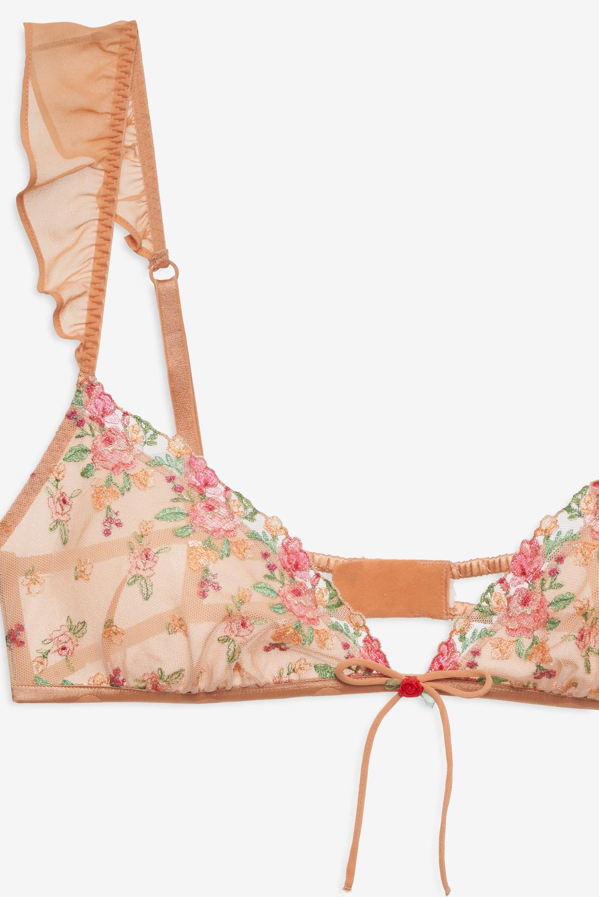 For Love & Lemons Glimmer Rosebud Bralette
