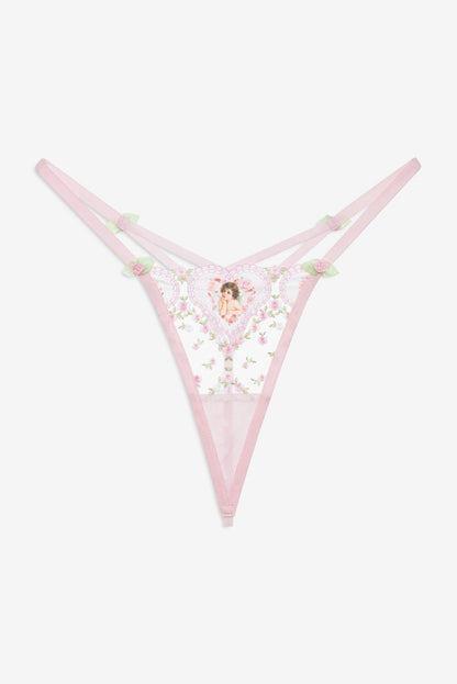 For Love & Lemons Cherub Love Thong Panty