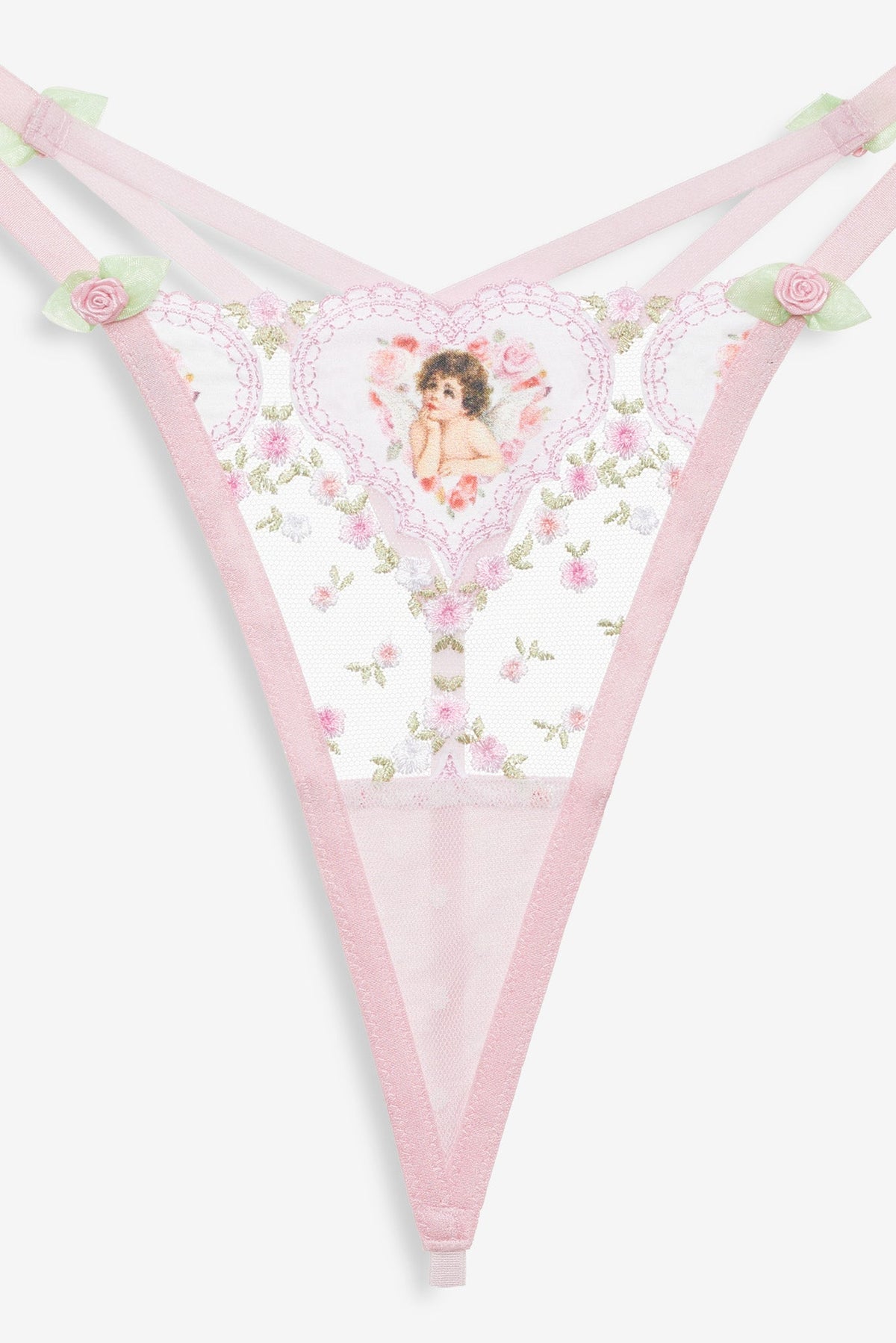 For Love & Lemons Cherub Love Thong Panty