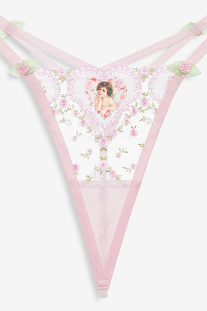 For Love & Lemons Cherub Love Thong Panty