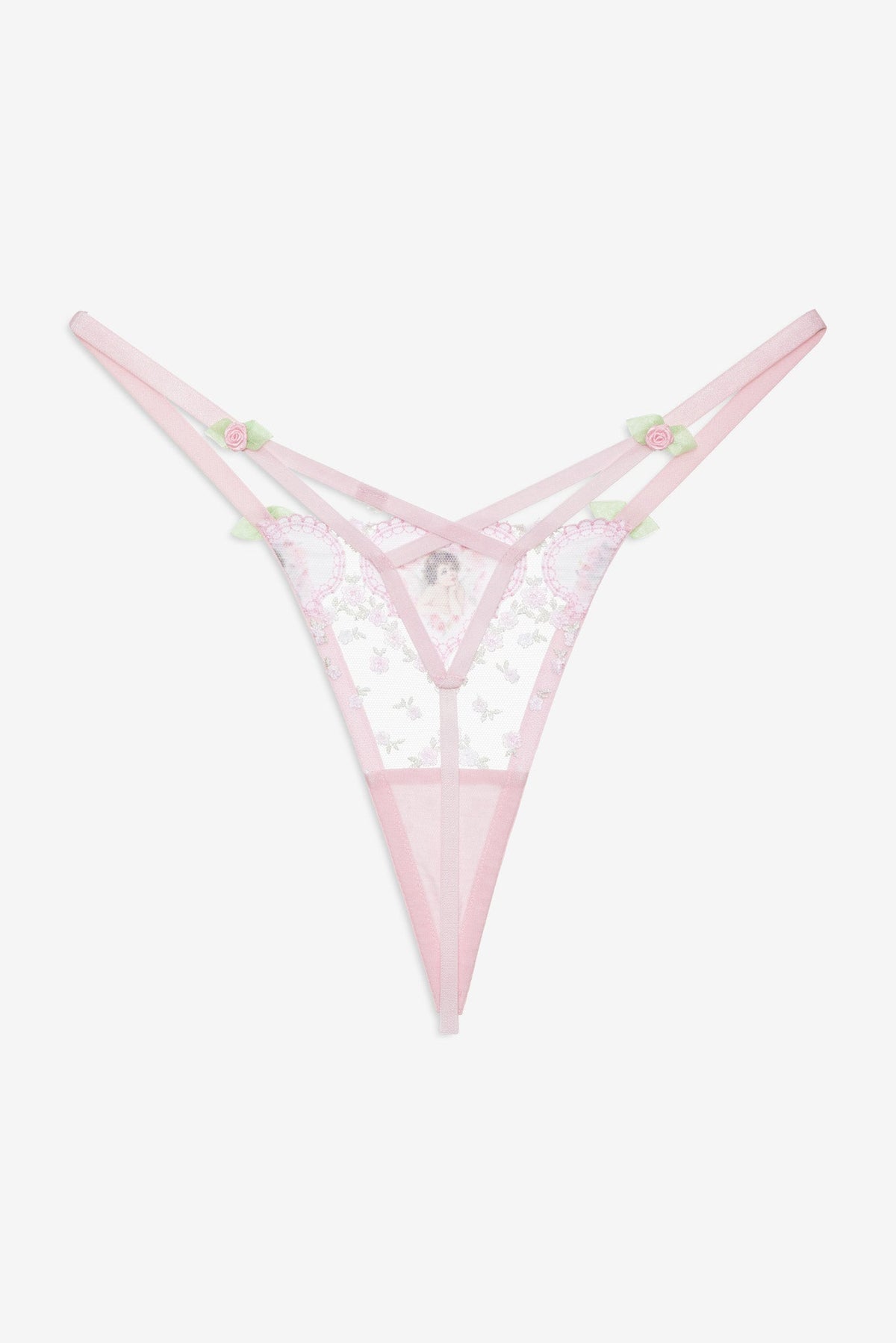 For Love & Lemons Cherub Love Thong Panty