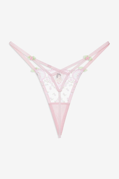 For Love & Lemons Cherub Love Thong Panty