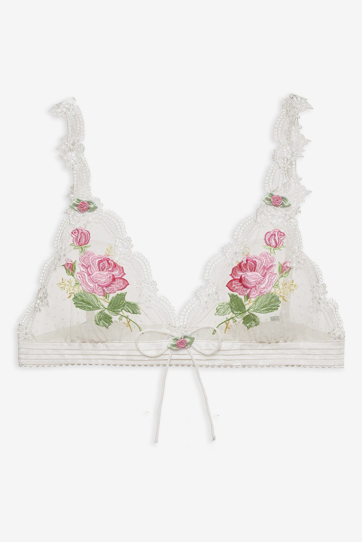 For Love & Lemons Heirloom Rose Bralette