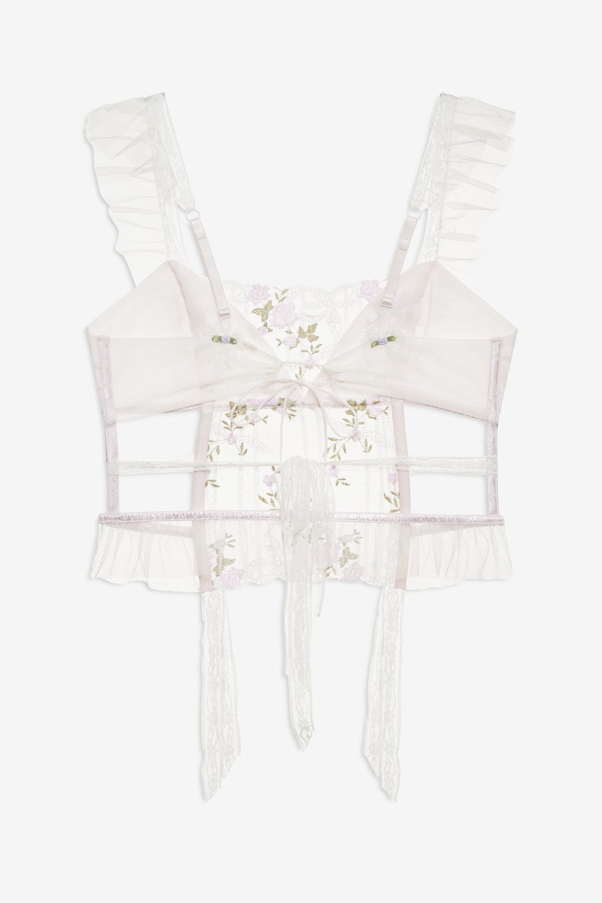 For Love & Lemons Lattice Bows Bustier