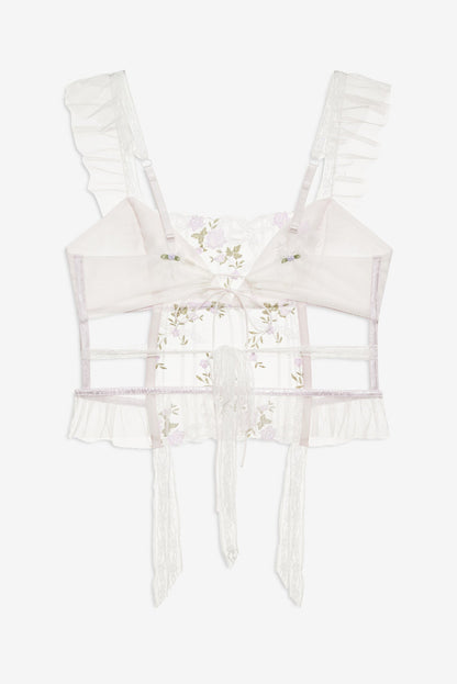 For Love & Lemons Lattice Bows Bustier