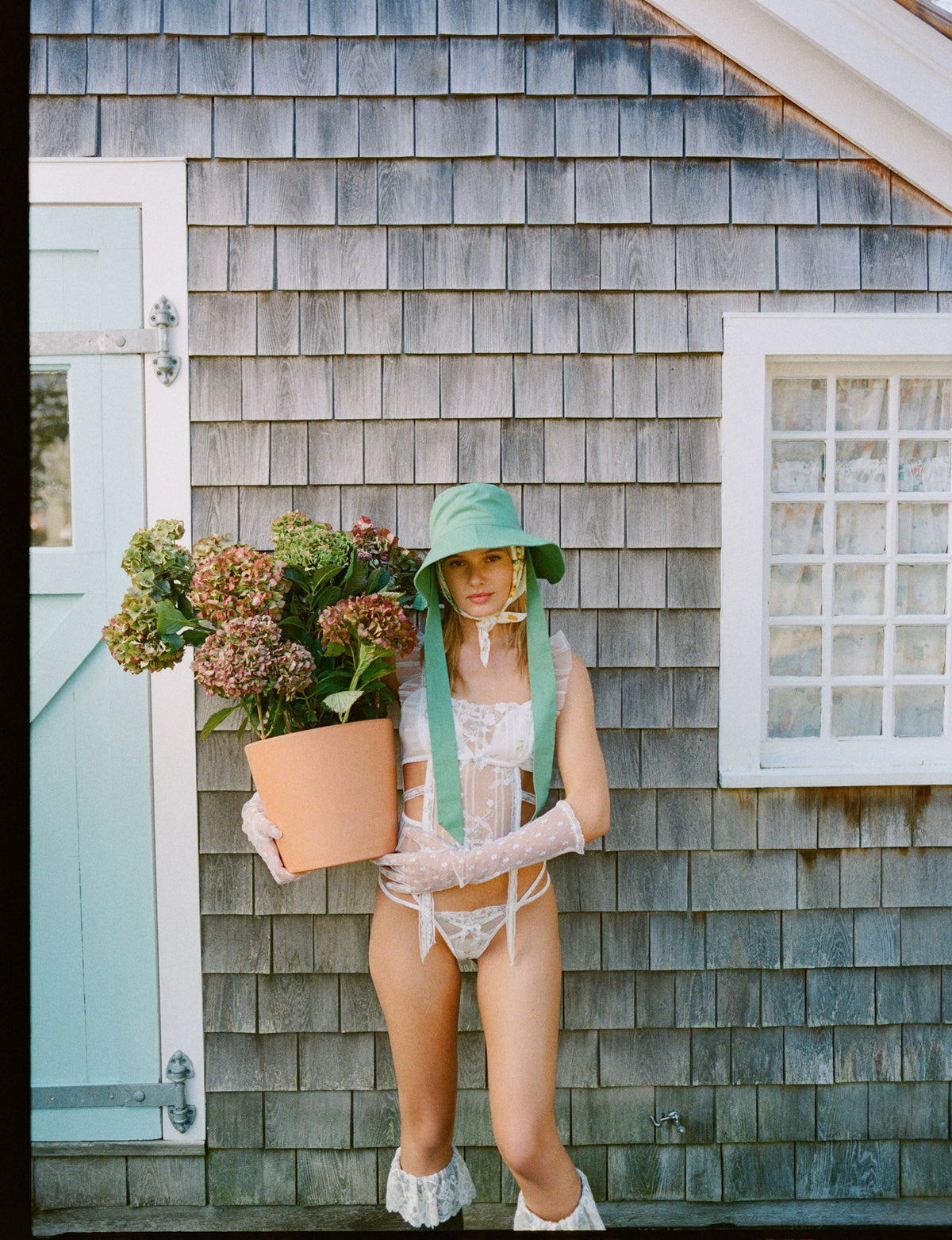 For Love & Lemons Lattice Bows Bustier