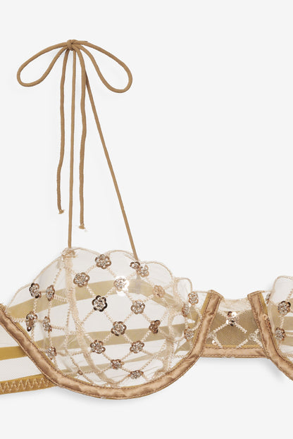 For Love & Lemons Dazzle Me Underwire Bra