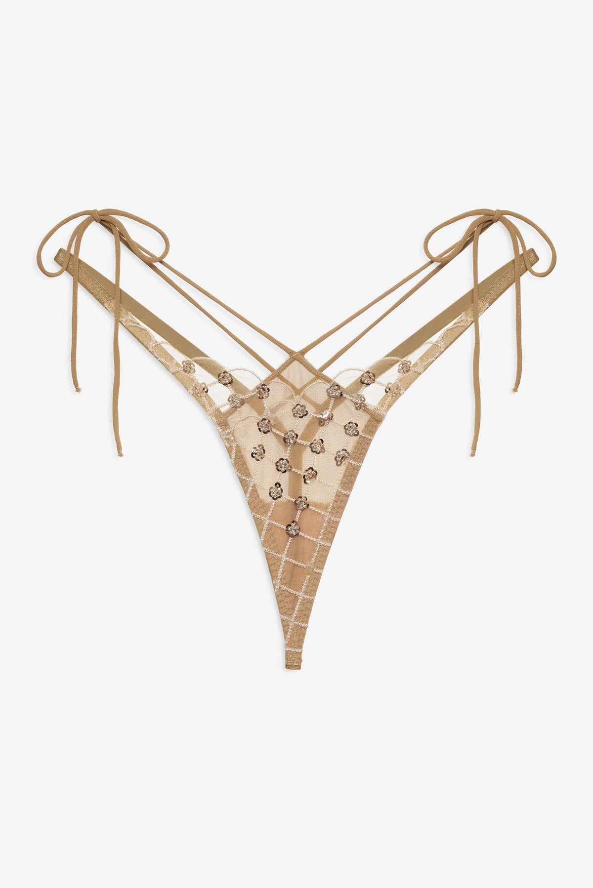 For Love & Lemons Dazzle Me Thong Panty