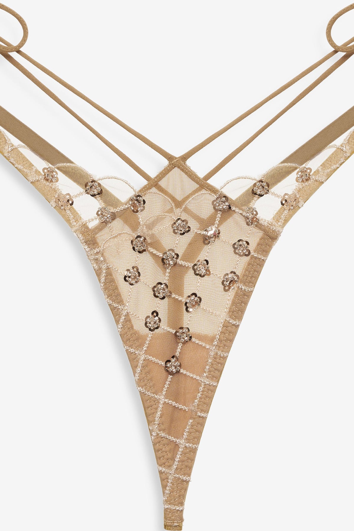 For Love & Lemons Dazzle Me Thong Panty