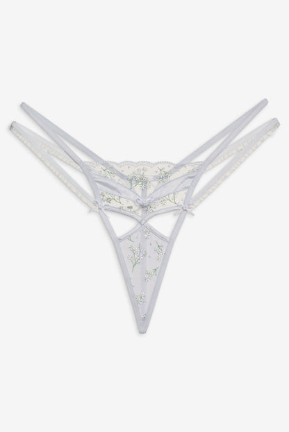 For Love & Lemons Baby's Breath Thong Panty