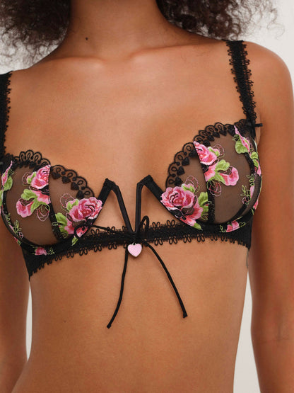 For Love & Lemons Love Garden Underwire Bra