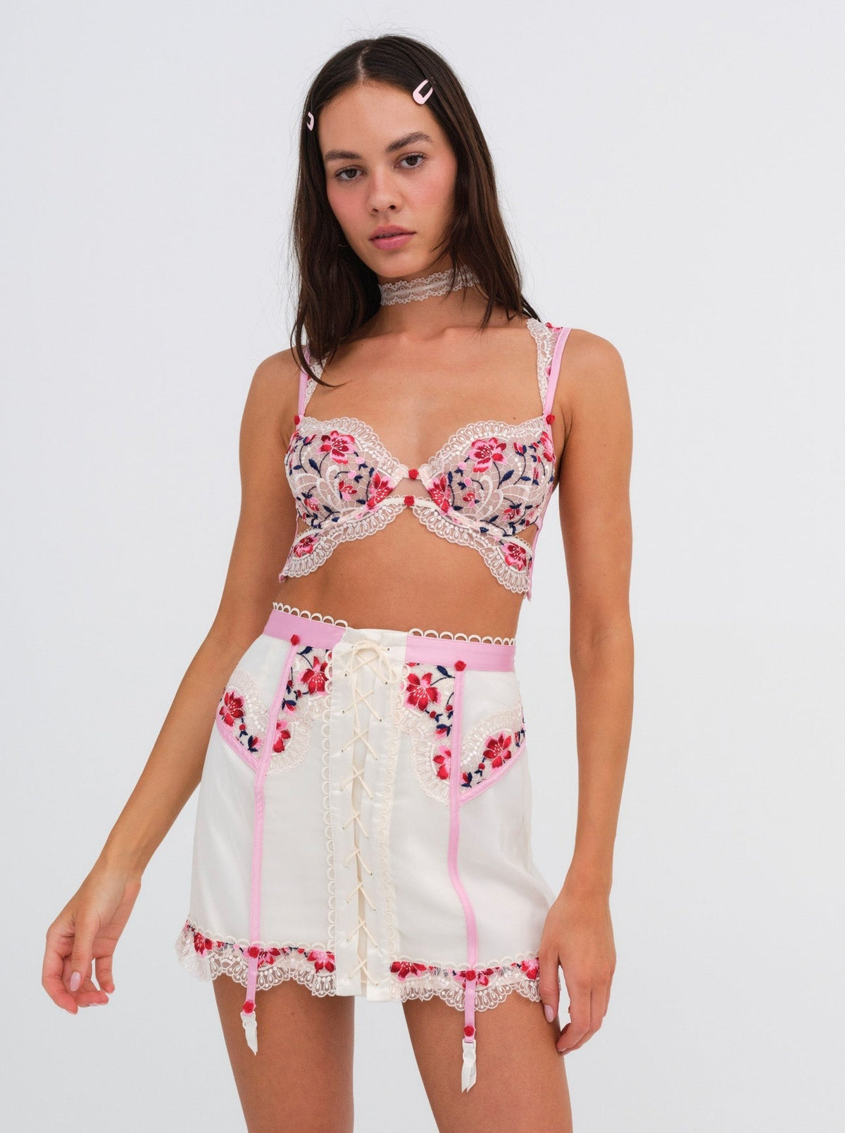 For Love & Lemons Festival Rose Skirt