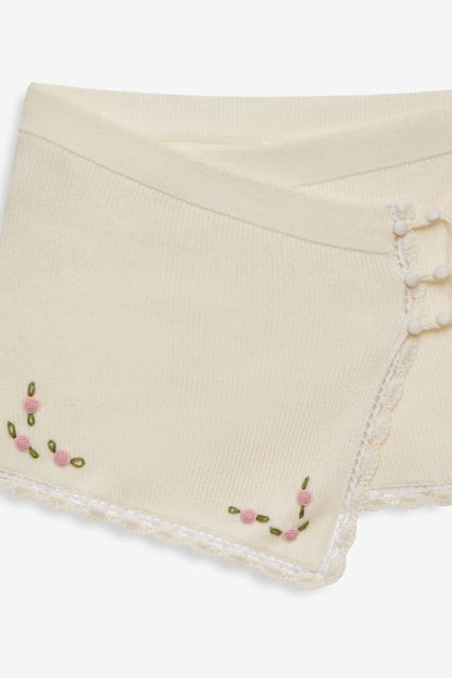 For Love & Lemons Pheobe Knit Mini Skirt