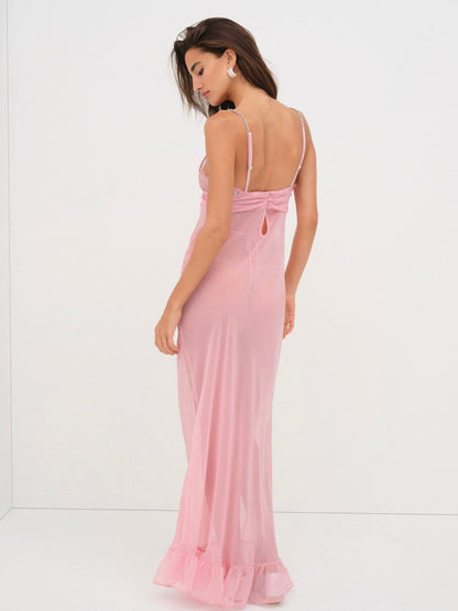 For Love & Lemons Kristi Maxi Slip Dress