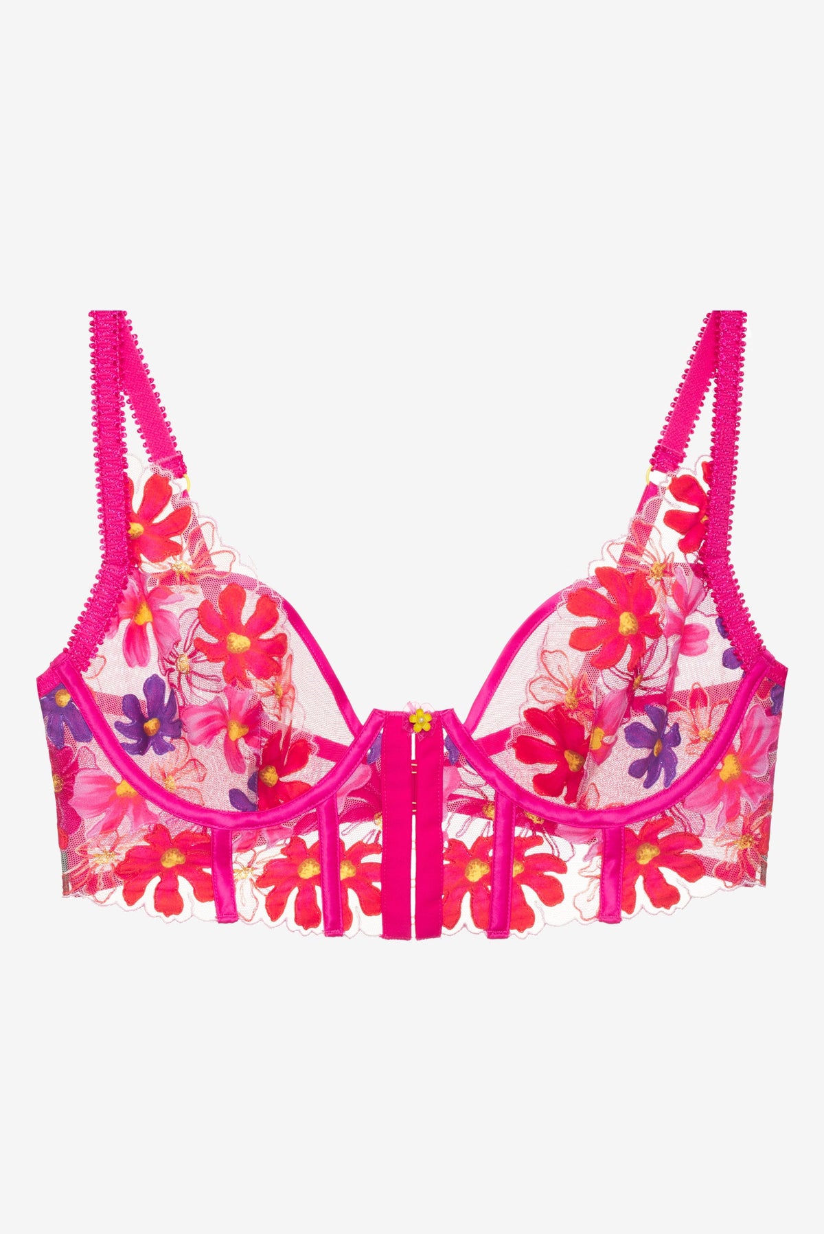 For Love & Lemons Anemone Floral Underwire Bra