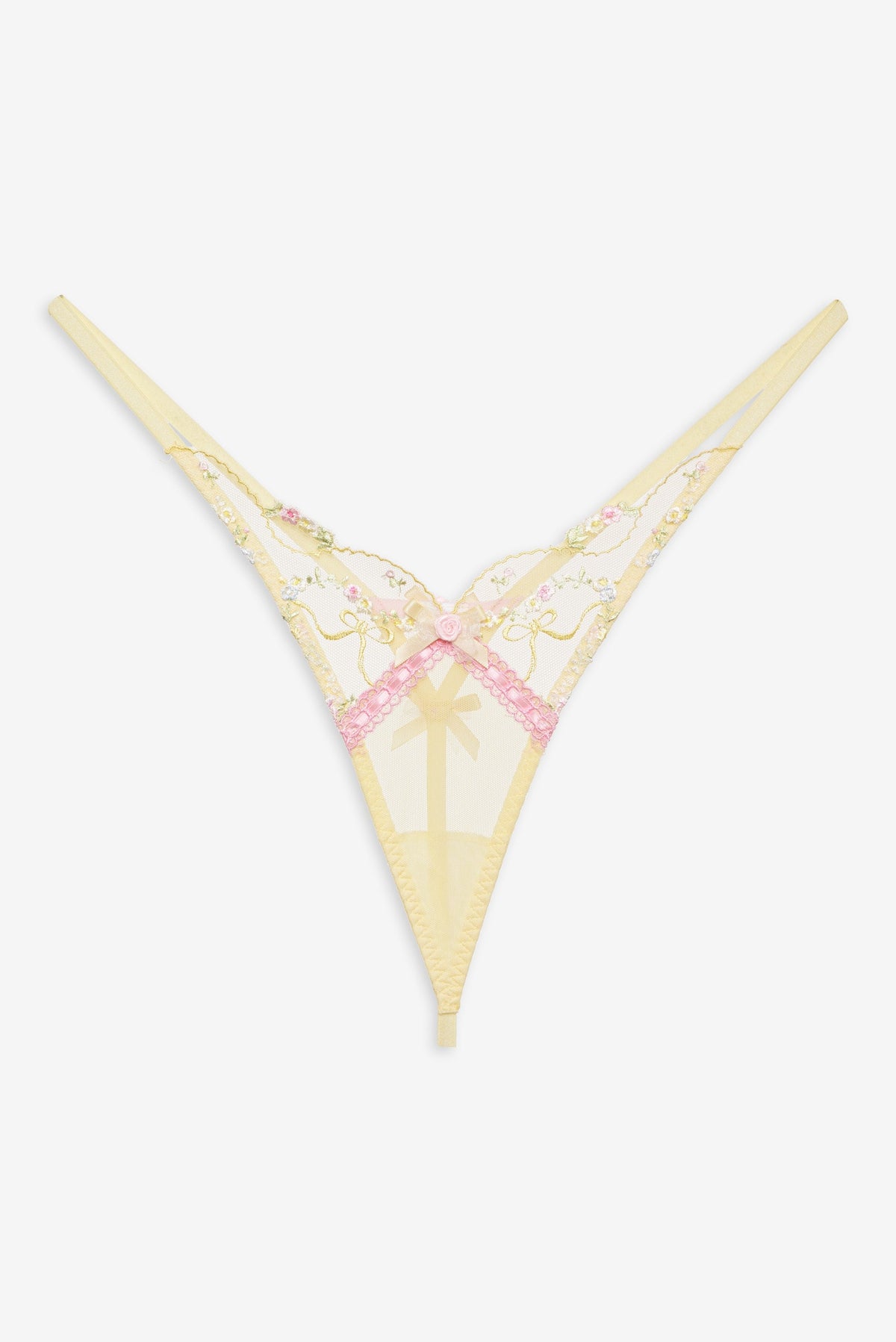 For Love & Lemons Sunny Bouquet Thong Panty