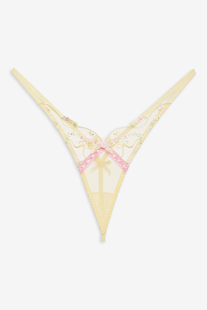 For Love & Lemons Sunny Bouquet Thong Panty