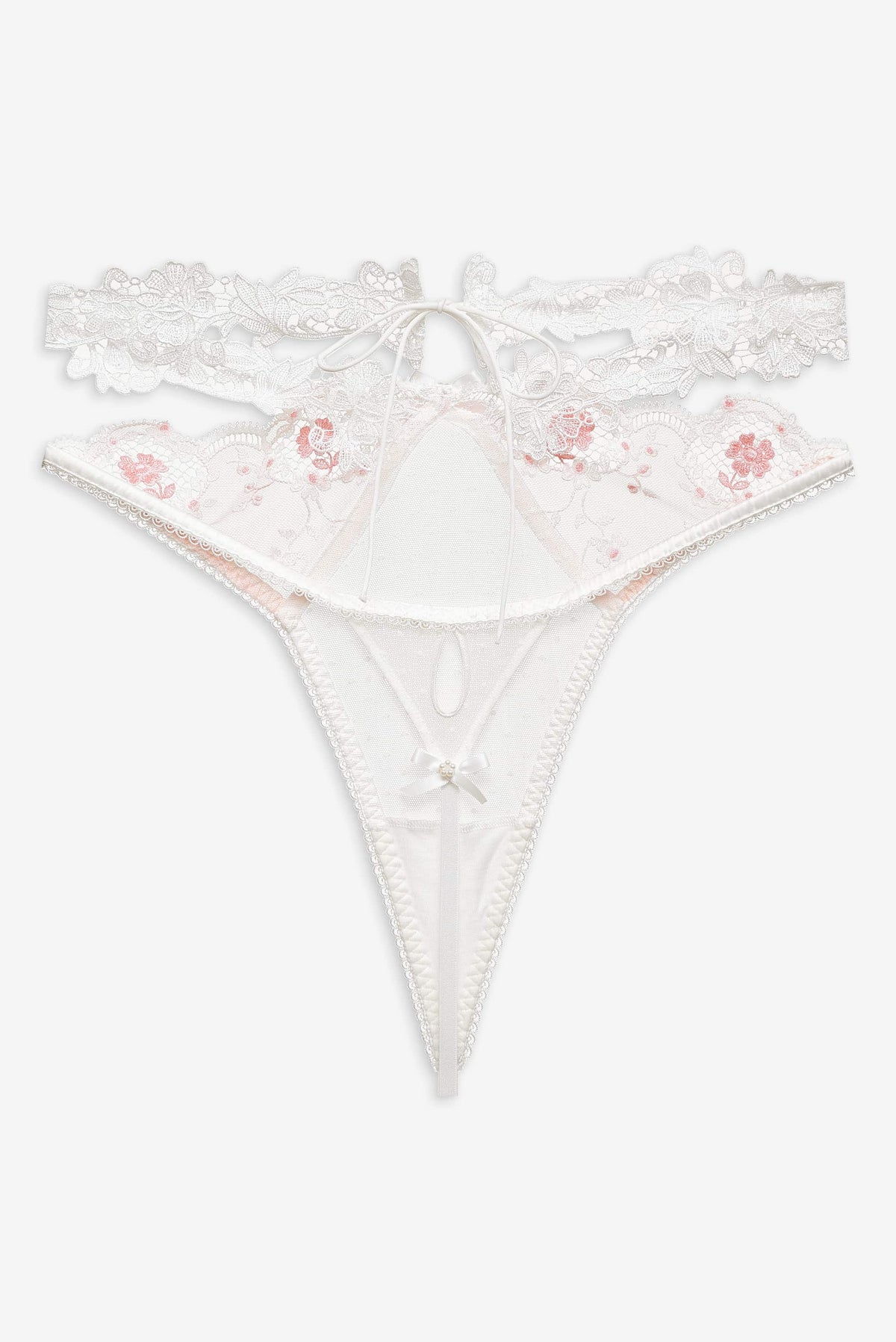 For Love & Lemons Le Fleur Thong Panty
