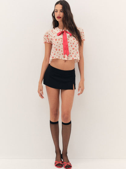 For Love & Lemons Leah Crop Top