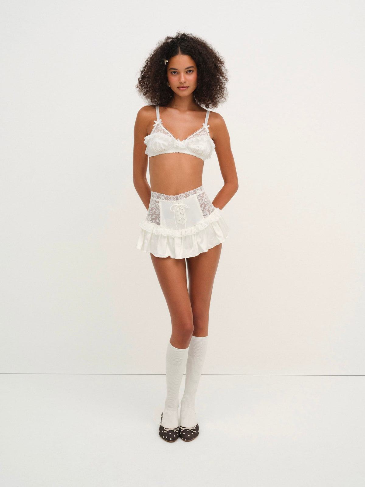 For Love & Lemons Lana Corset Skirt