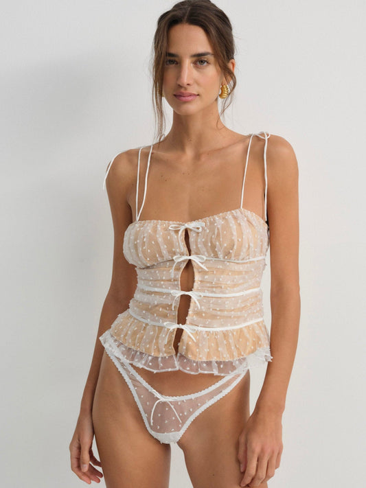 For Love & Lemons Devon Dot Bustier