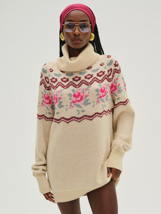 For Love & Lemons Ski Lodge Oversized Sweater