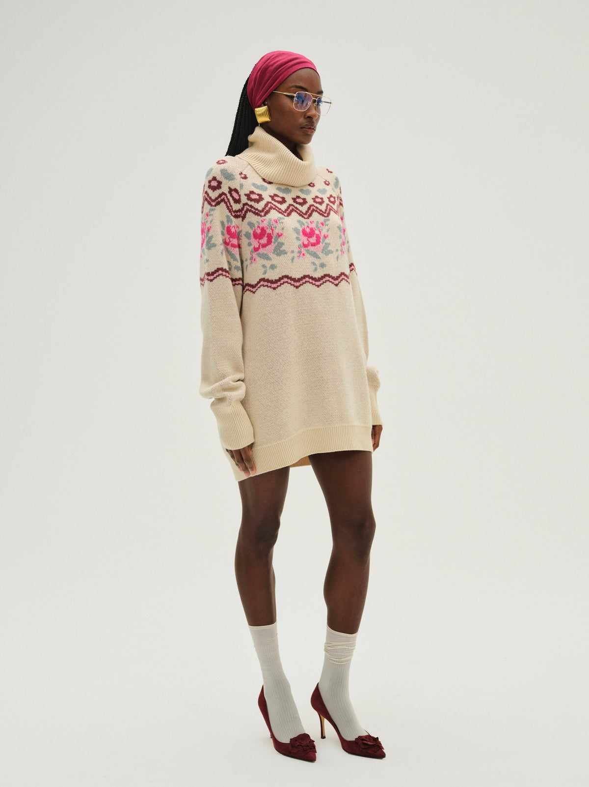 For Love & Lemons Ski Lodge Oversized Sweater