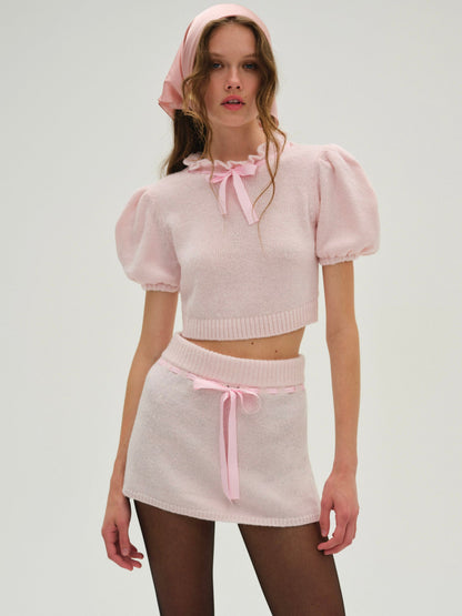 For Love & Lemons Beverly Mini Skirt