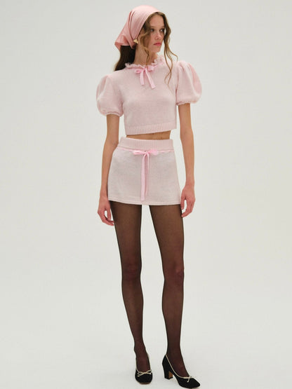 For Love & Lemons Beverly Mini Skirt