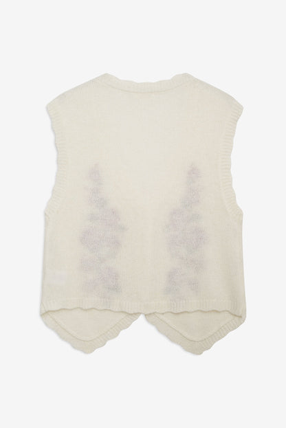 For Love & Lemons Molly Embroidered Sweater Vest