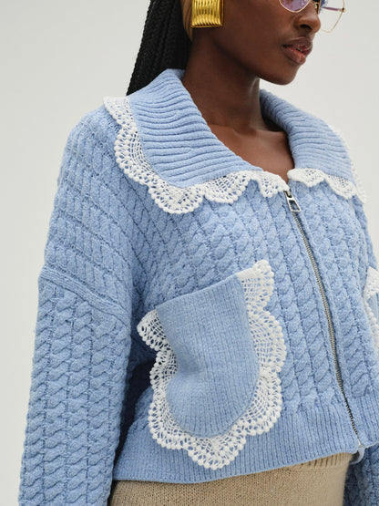 For Love & Lemons Tierra Knit Jacket