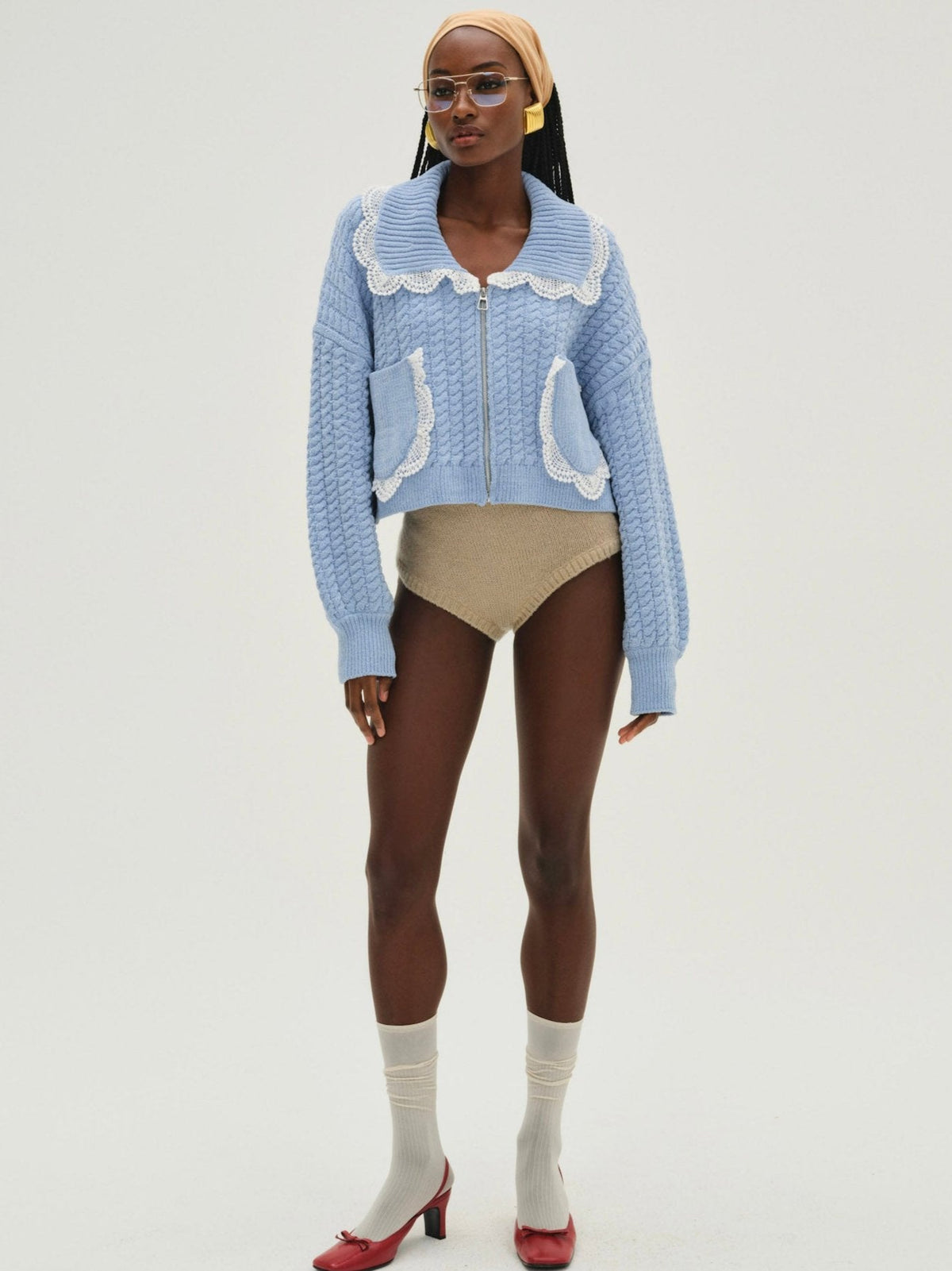 For Love & Lemons Tierra Knit Jacket
