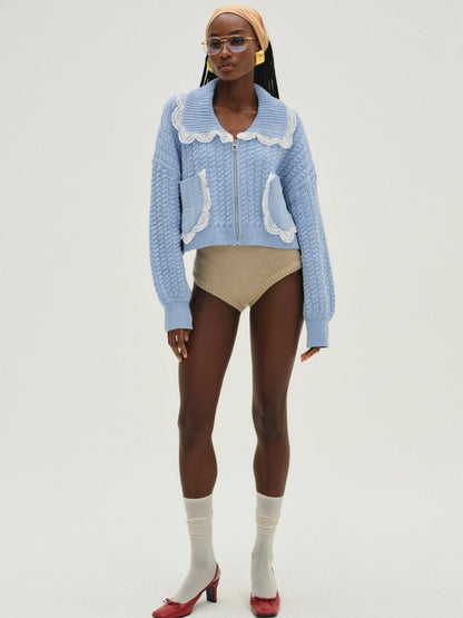 For Love & Lemons Tierra Knit Jacket