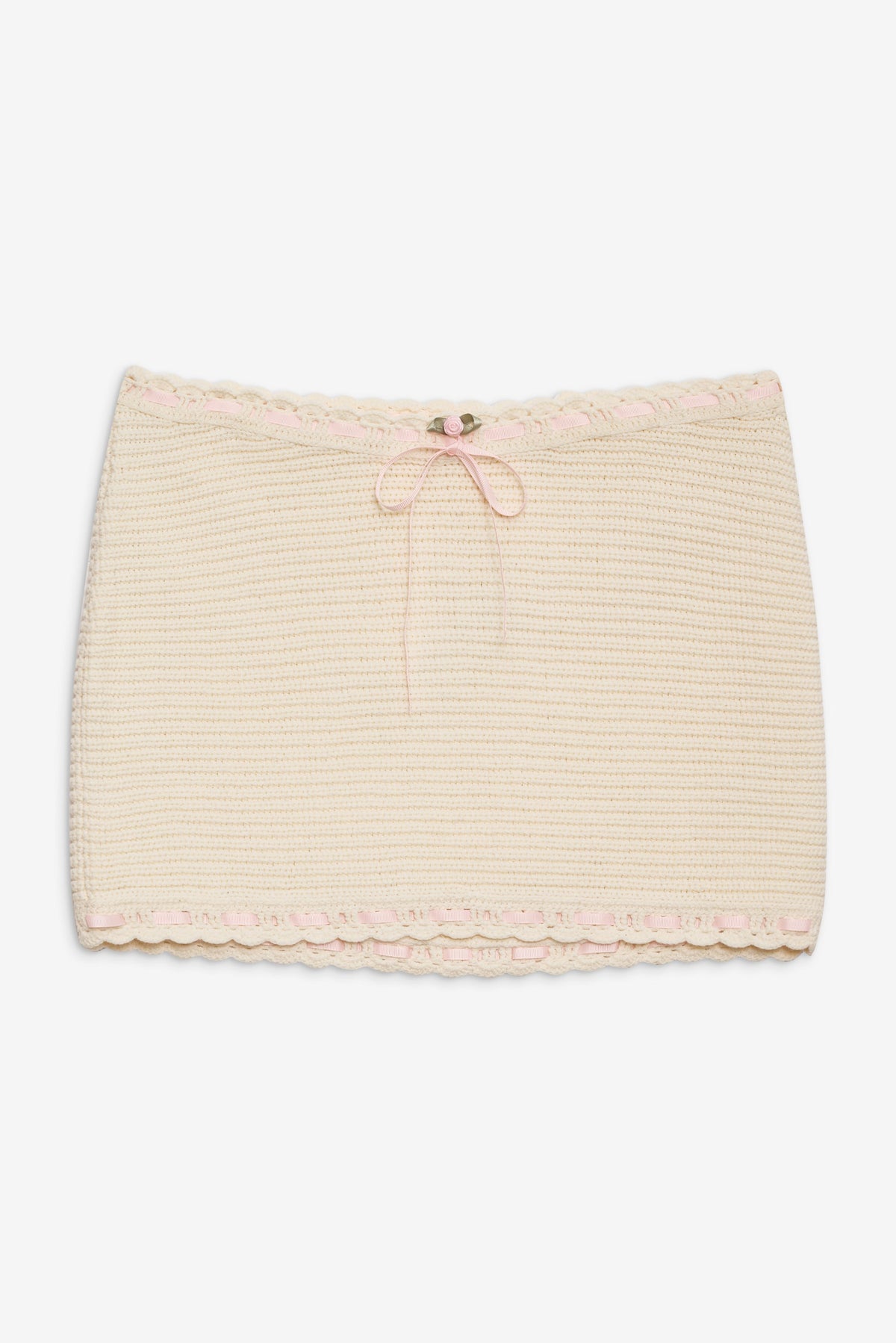 For Love & Lemons Kelsey Crochet Mini Skirt