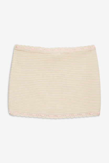 For Love & Lemons Kelsey Crochet Mini Skirt