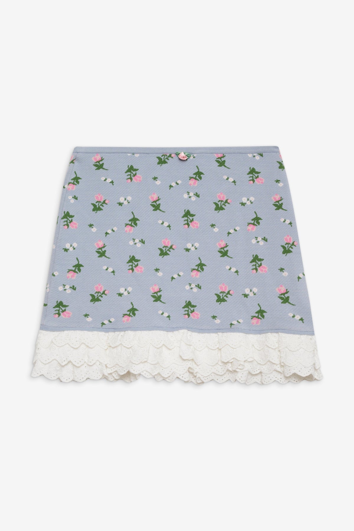 For Love & Lemons Amalia Knit Mini Skirt