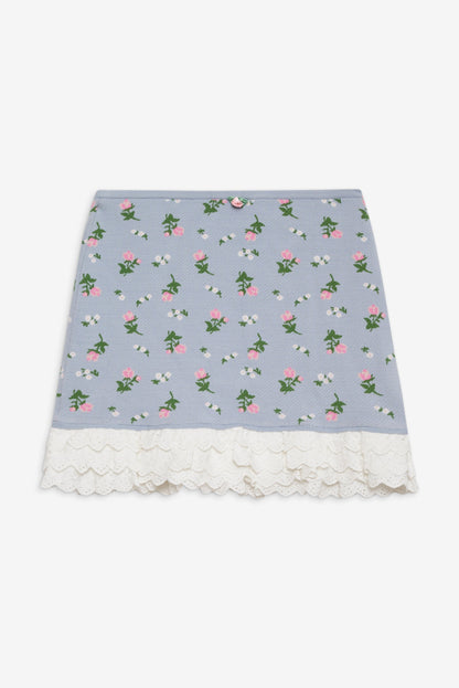 For Love & Lemons Amalia Knit Mini Skirt